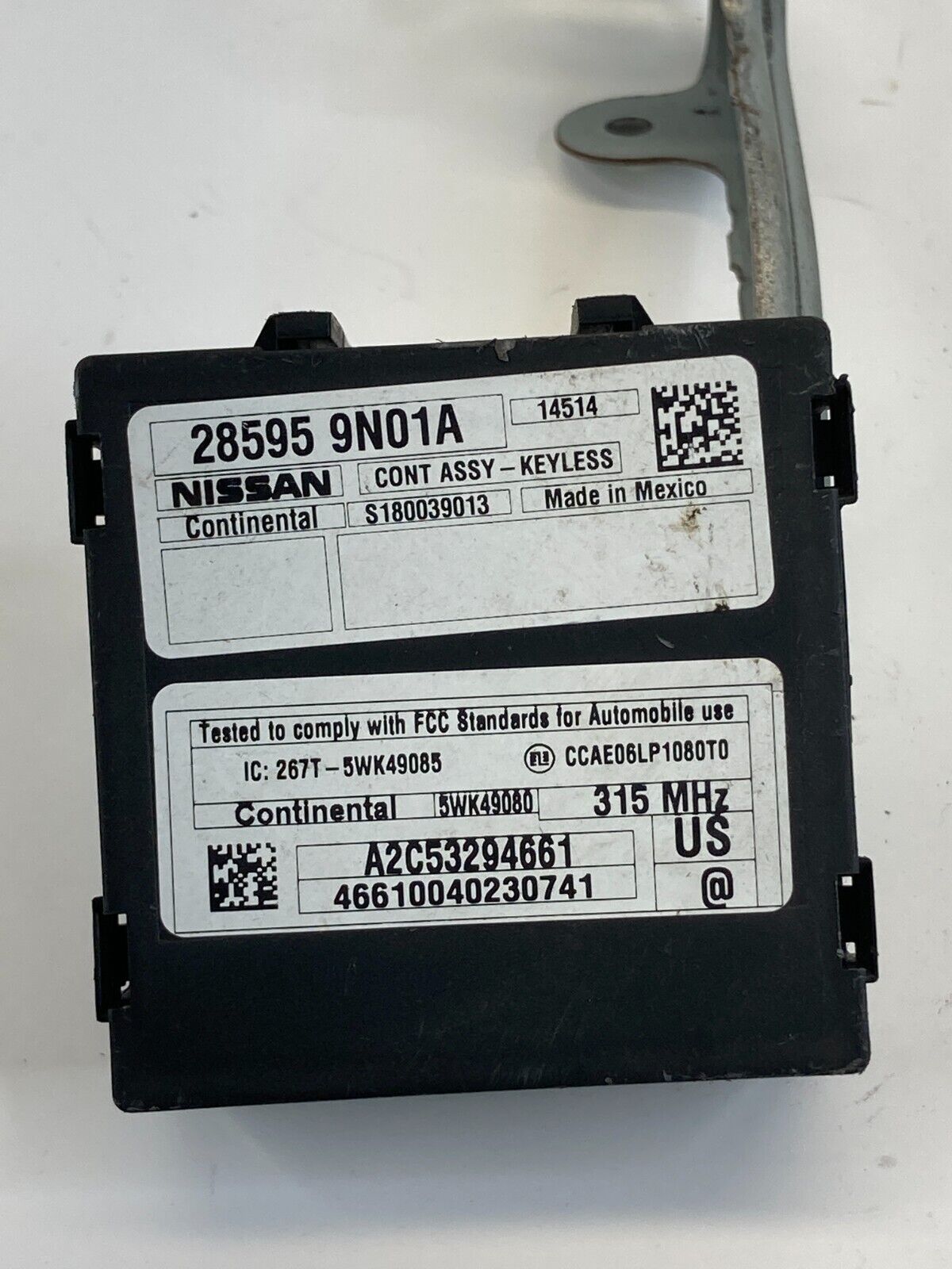 2009-2014 Nissan Maxima 09-12 Altima Keyless Entry Control Module 28595-9N01A