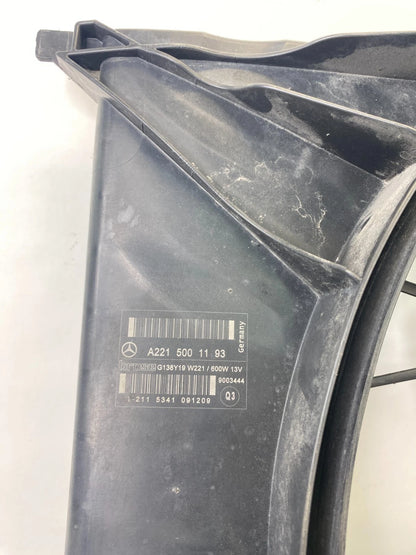 2007-2014 MERCEDES-BENZ CL550 ENGINE RADIATOR COOLING FAN MOTOR ASSEMBLY OEM