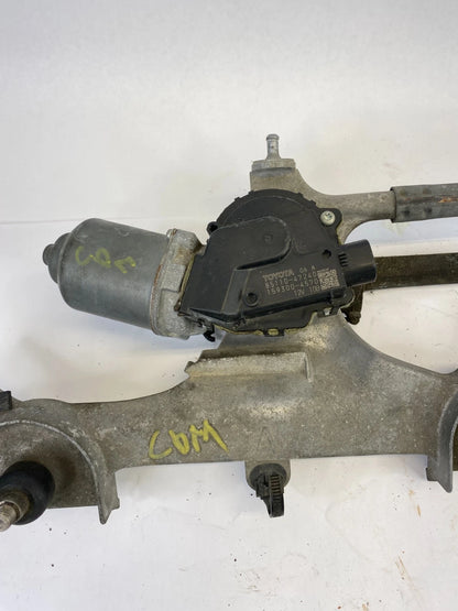 2010-2015 TOYOTA PRIUS FRONT WINDSHIELD WIPER MOTOR AND LINKAGE OEM 85110-47240