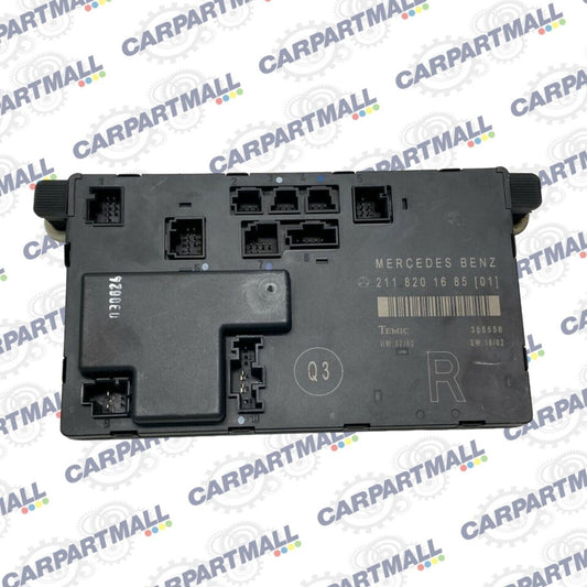 2003-2009 Mercedes-Benz E320 Front Right Side Door Control Module 2118201685 OEM