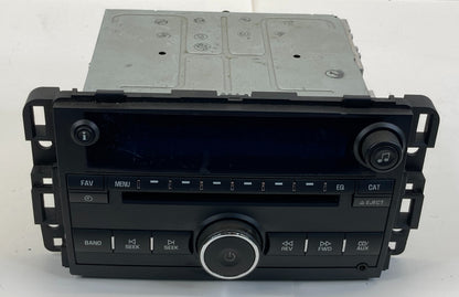 2008 08 Chevrolet Impala Radio Receiver AM/FM CD Disc Player 25887147