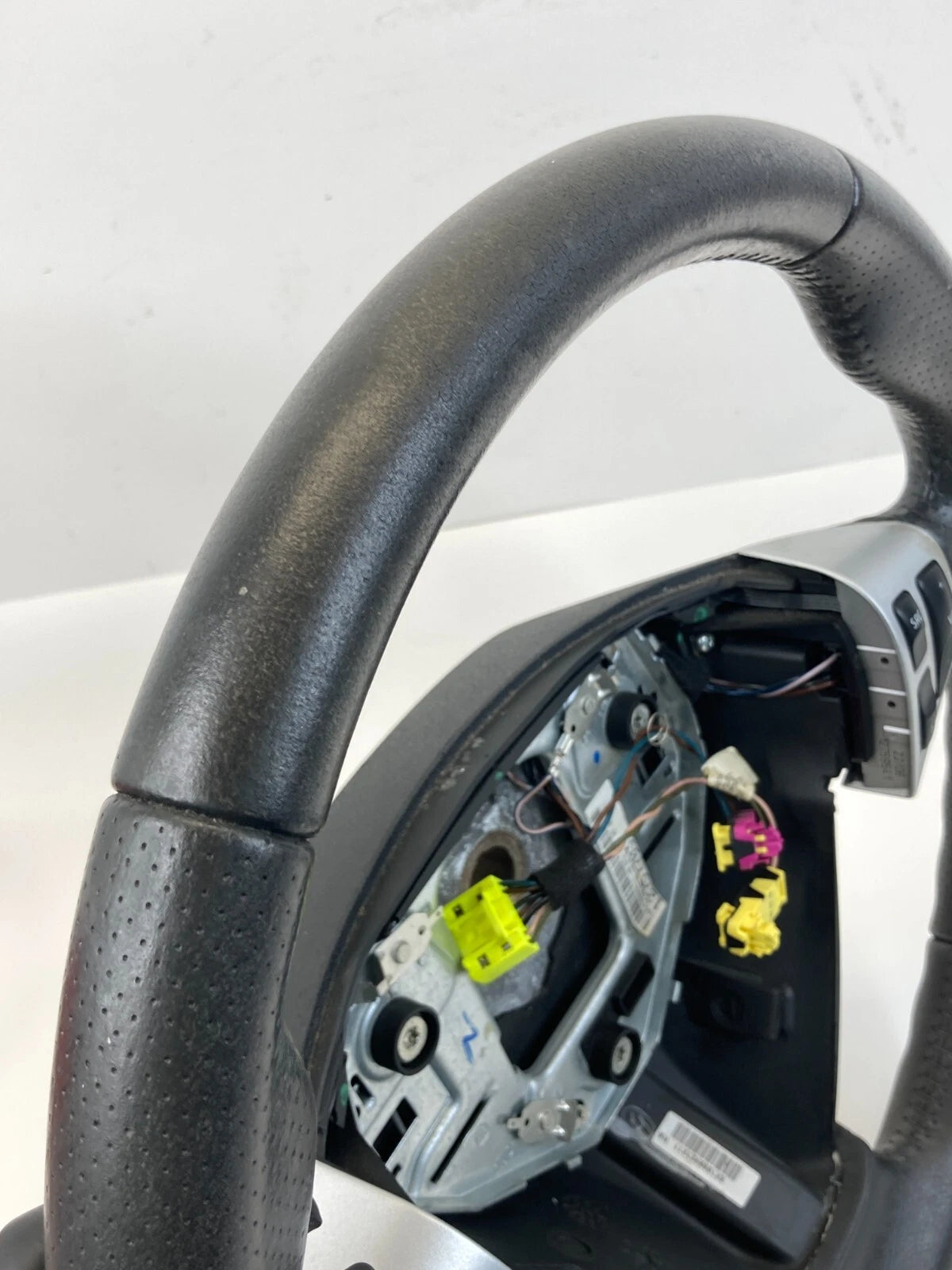 2005-2011 SAAB 9-3 STEERING WHEEL W/ SWITCHES BLACK LEATHER 12757703 OEM