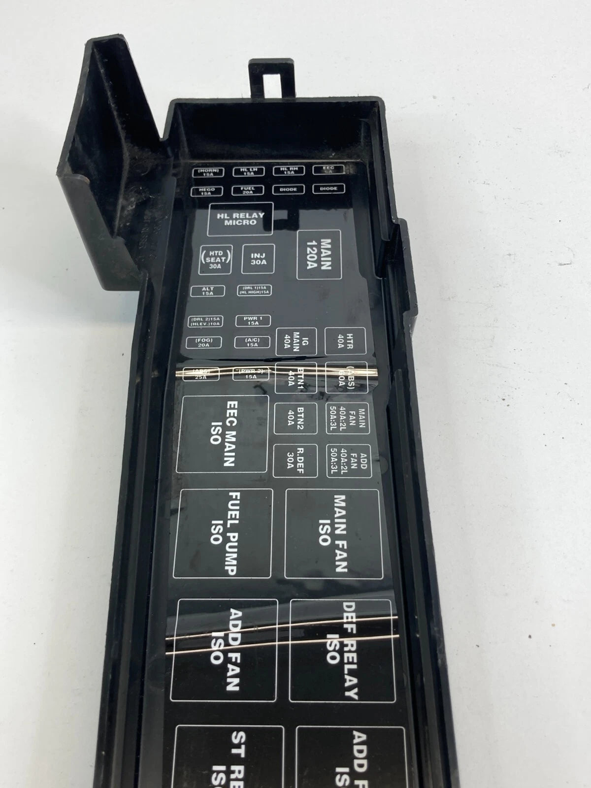 2001-2004 FORD ESCAPE 3.0L ENGINE FUSE RELAY BOX FUSEBOX COVER LID CAP OEM