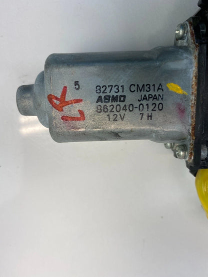 2003-2006 INFINITI G35 SEDAN REAR LEFT DOOR POWER WINDOW MOTOR 82731-CM31A OEM