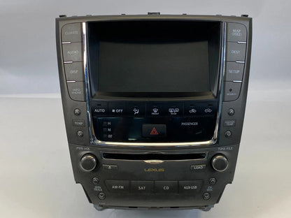 2009-2011 LEXUS IS250 RADIO AM/FM RECEIVER DISPLAY SCREEN NAVIGATION 86431-53330