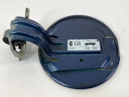 2002-2010 FORD EXPLORER MOUNTAINEER FUEL FILLER TANK DOOR GAS LID COVER BLUE OEM