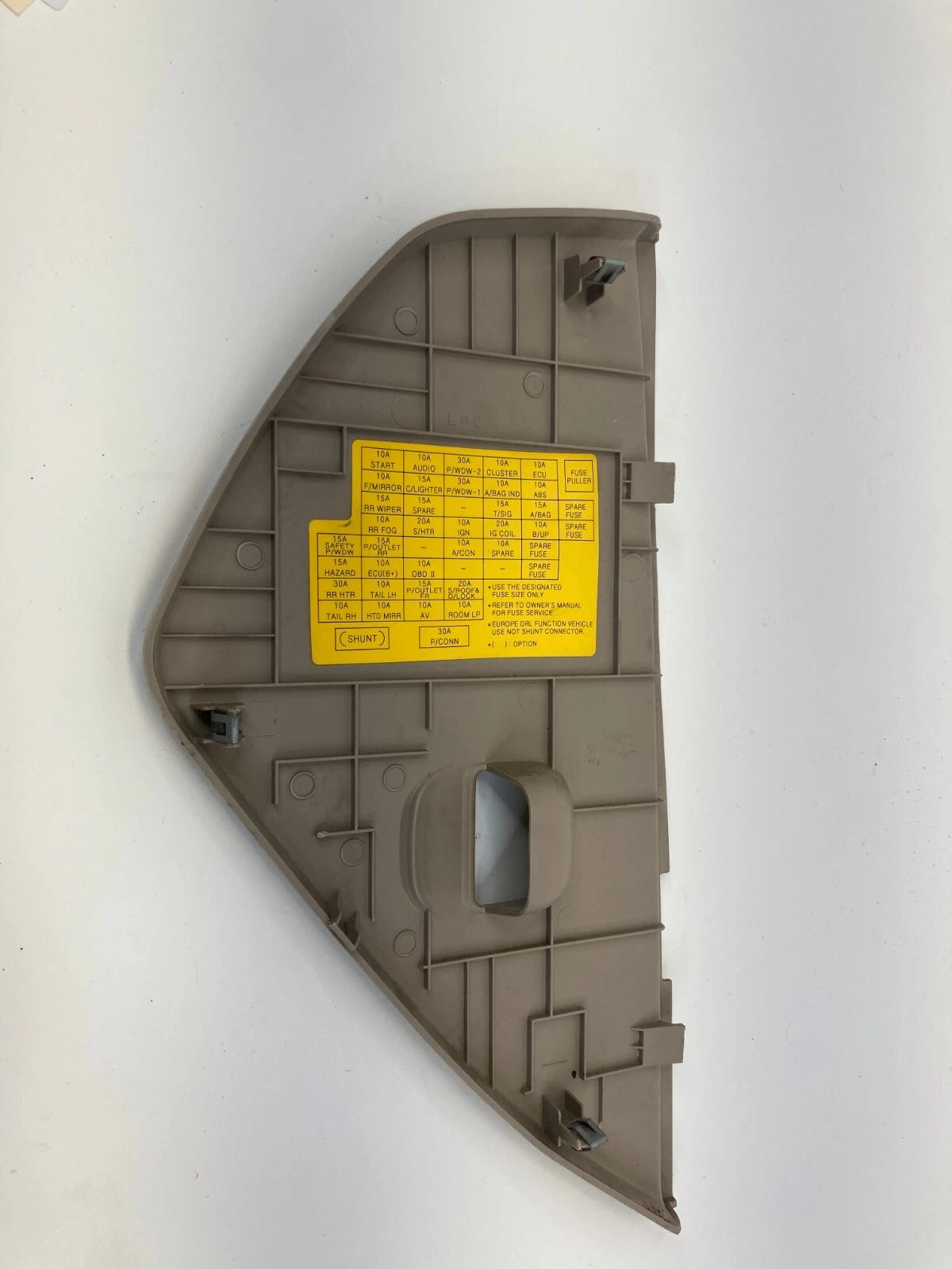 2005-2010 KIA SPORTAGE DASH SIDE FUSE ACCESS PANEL COVER LEFT LH OEM 84765-1F000
