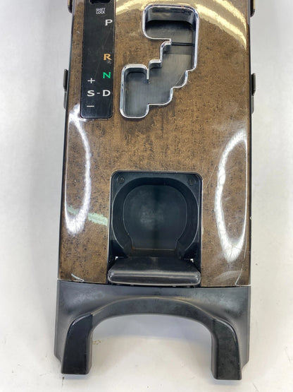 2009-2011 LEXUS IS250 CENTER CONSOLE SHIFTER BEZEL TRIM W/ SEAT HEATED SWITCH