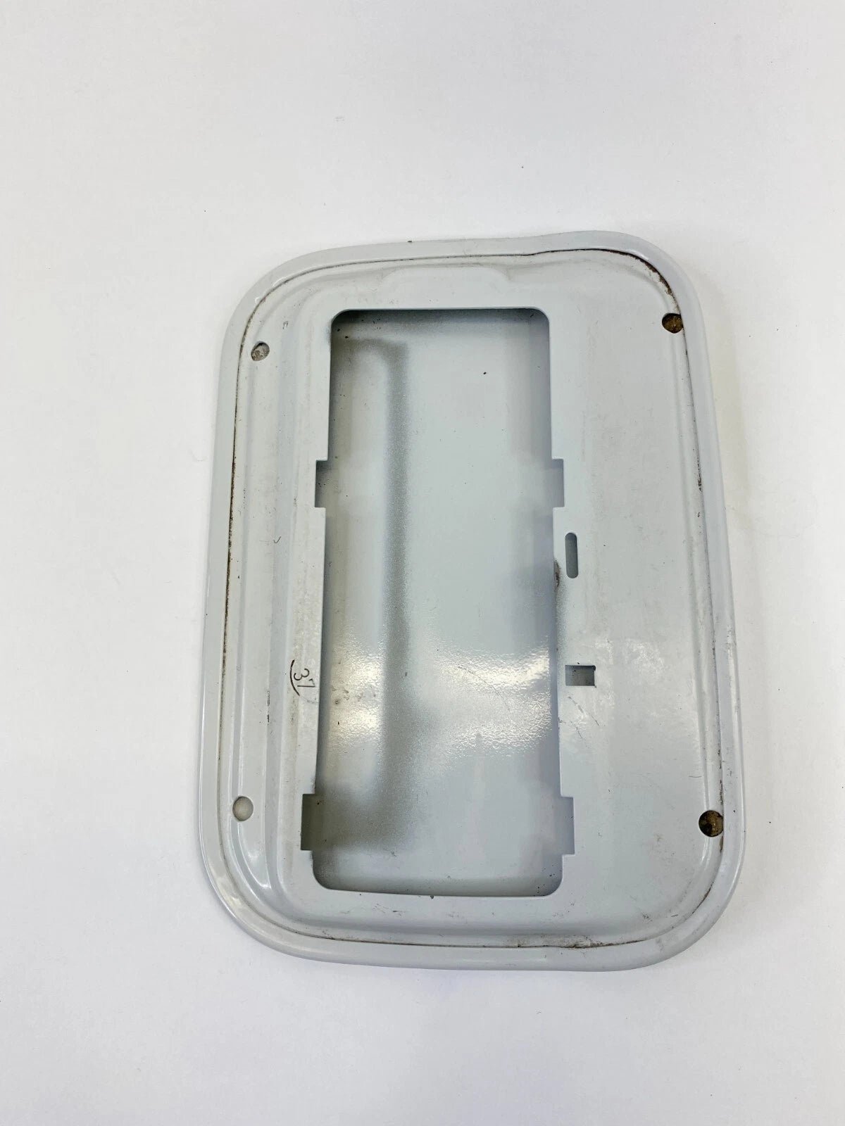 2004-2007 BMW 530i 525i SEDAN FUEL GAS TANK DOOR FILLER LID COVER WHITE OEM