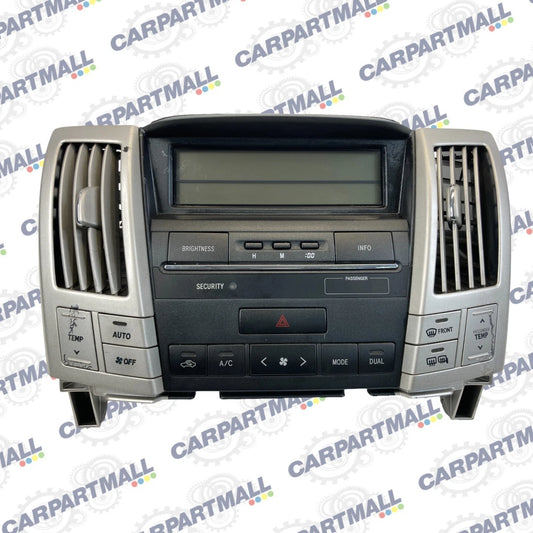 2006 2007 LEXUS RX400H A/C HEATER TEMPERATURE SWITCH CLIMATE CONTROL W/ SCREEN