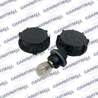 2007-2009 HYUNDAI SANTA FE RIGHT HEADLIGHT HEADLAMP BULB DUST ACCESS COVER PAIR