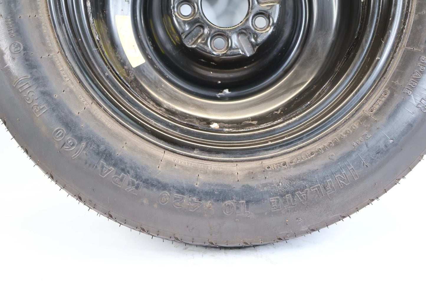2007-2012 DODGE CALIBER SPARE TIRE COMPACT DONUT WHEEL T155/90D16 100M OEM
