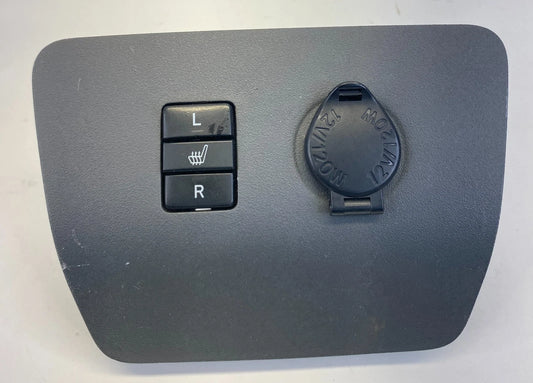 10-11 TOYOTA PRIUS CENTER CONSOLE PANEL WITH POWER OUTLET OEM FACTORY 5881847040