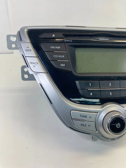 2011-2013 HYUNDAI ELANTRA RADIO AM/FM RECEIVER 6 DISC CD MP3 96170-3X150BLH OEM