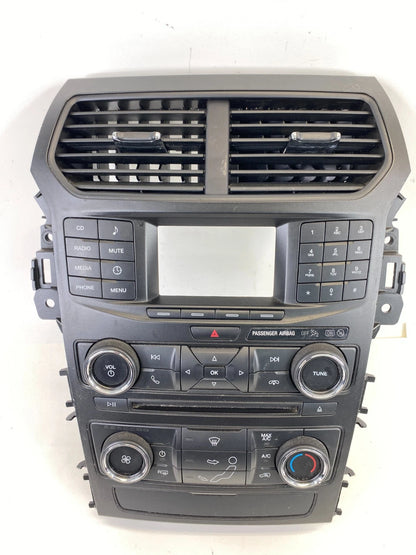 2016-2019 FORD EXPLORER RADIO & CLIMATE CONTROL PANEL ASSY JB5T-18A802-BD