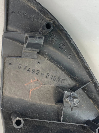 2005-2010 SCION TC FRONT LEFT DOOR INNER CORNER COVER 67492-21070 OEM