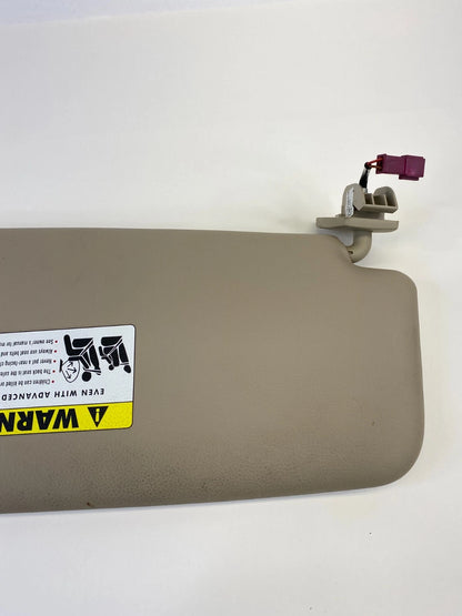 2009 2010 BMW 535I XDRIVE SUNVISOR LEFT DRIVER SIDE SUN VISOR SHADE ASSEMBLY OEM