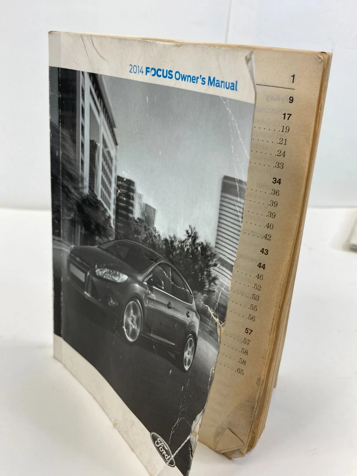 2014 FORD FOCUS HATCHBACK OWNERS MANUAL REFERENCE GUIDE INFORMATION W/ CASE OEM