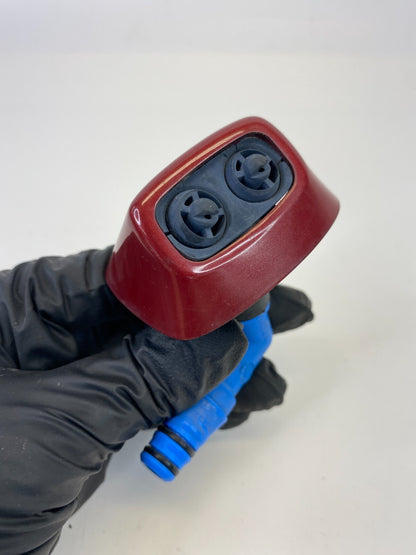 04-11 Saab 9-3 Front Left Right Headlight Windshield Wiper Washer Nozzle Set OEM