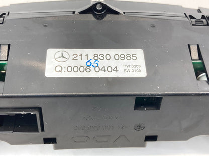 2003-2006 Mercedes Benz E320 AC Heater Climate Control Switch H24400055010 OEM