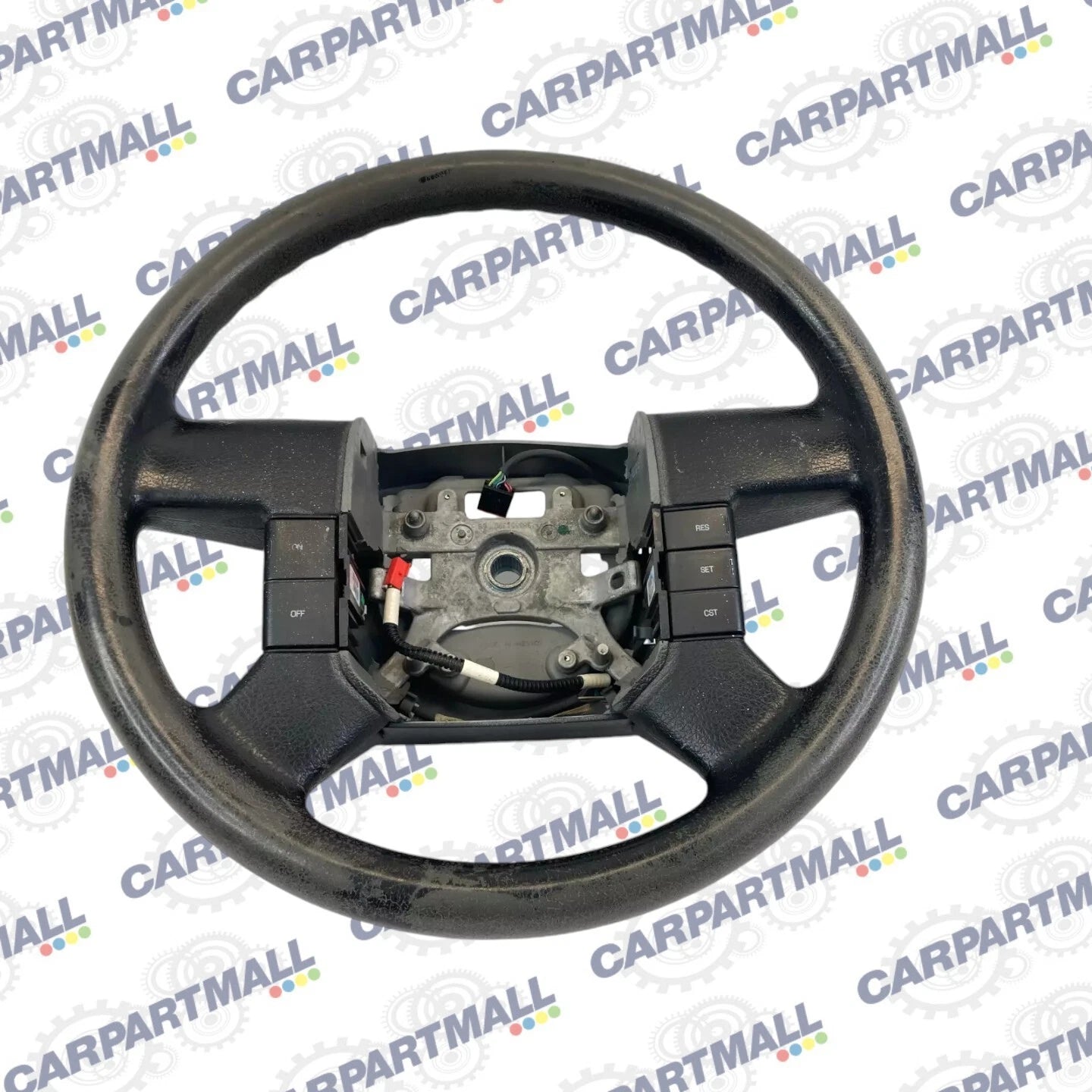 04-08 FORD F-150 STEERING WHEEL W/ CRUISE CONTROL BUTTONS BLACK 8L343600CA32NC