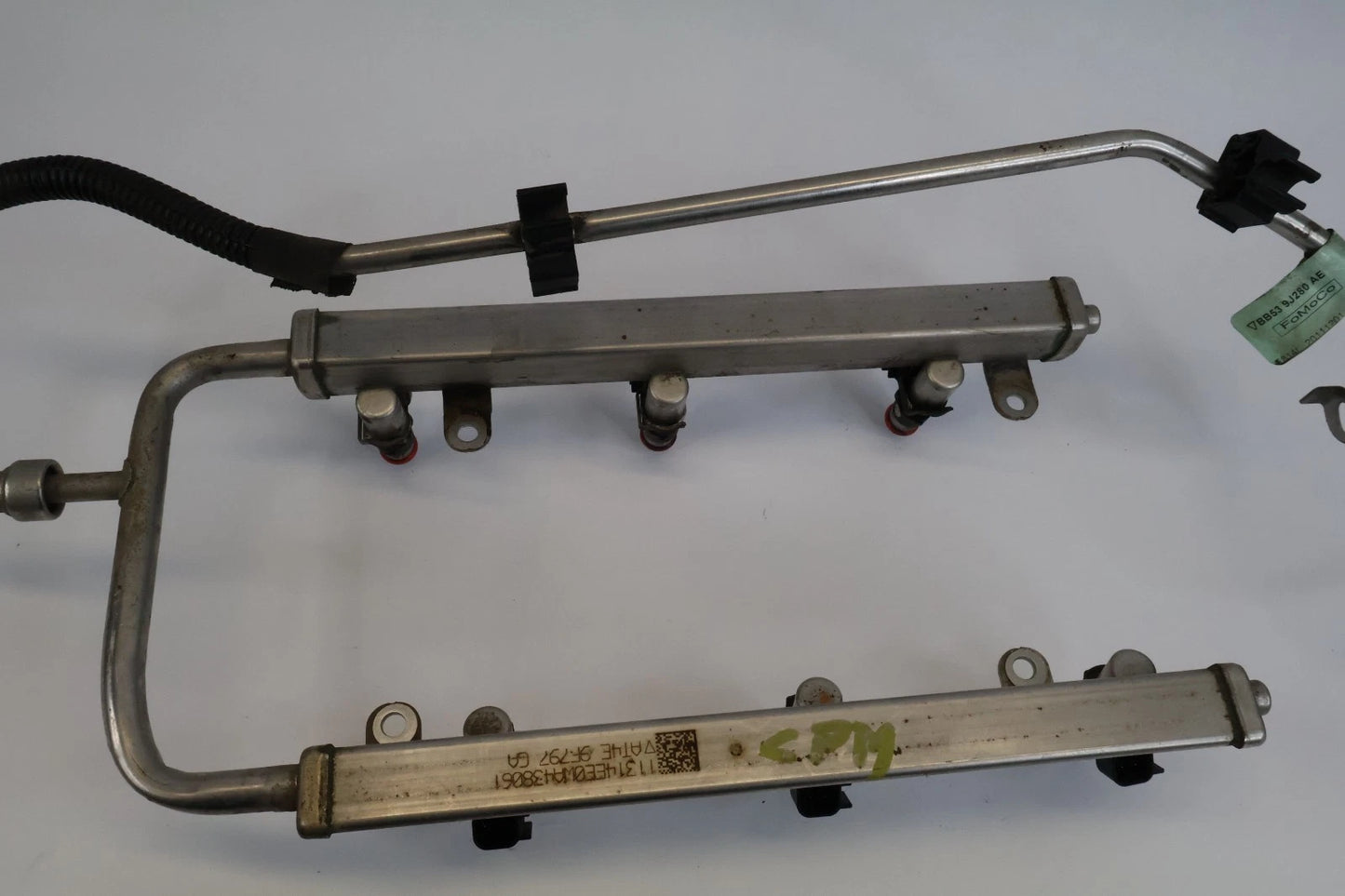 11-19 FORD EXPLORER 3.5L V6 FUEL RAIL ASSEMBLY W/ FUEL INJECTORS BB539J280AE OEM