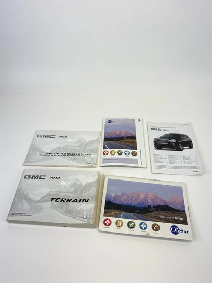 2010 GMC TERRAIN OWNERS MANUAL WARRANTY INFORMATION ONSTAR GUIDE SET OEM