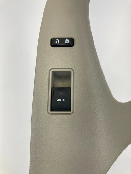 10 11 TOYOTA CAMRY FRONT RIGHT DOOR LOCK & WINDOW SWITCH W/ BEZEL 74231-06300