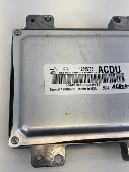 2017-2021 Chevrolet Trax 1.4L L4 Engine Computer Control Module ECM 12668986 OEM