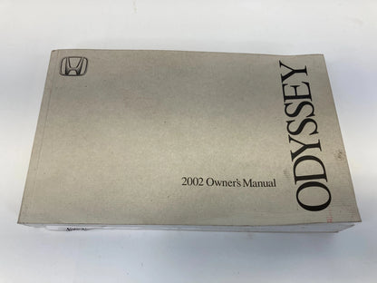 2002 02 HONDA ODYSSEY OWNERS MANUAL USER GUIDE INFOMATION BOOK OEM