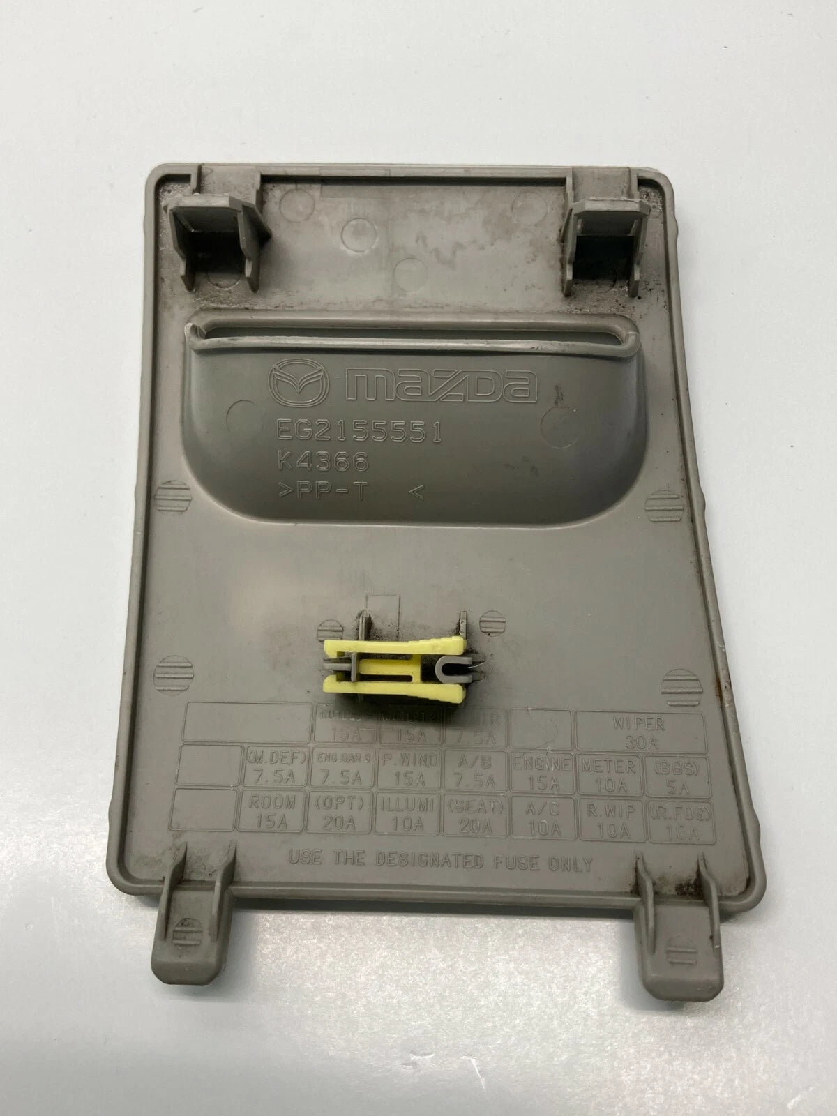 07 08 09 10 11 12 MAZDA CX-7 CX7 FUSE BOX ACCESS DOOR COVER TRIM EG2155551 OEM