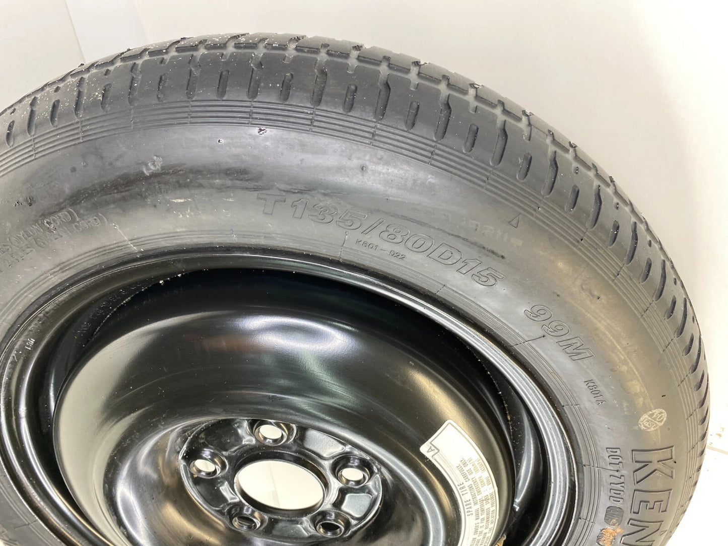 2013-2015 Acura ILX 2010-2015 Honda Civic Spare Tire Compat Donut T135/80D15 15"