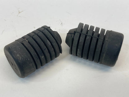 1998-2002 TOYOTA COROLLA FRONT HOOD BUMPER RUBBER ADJUSTMENT PAIR SET OEM