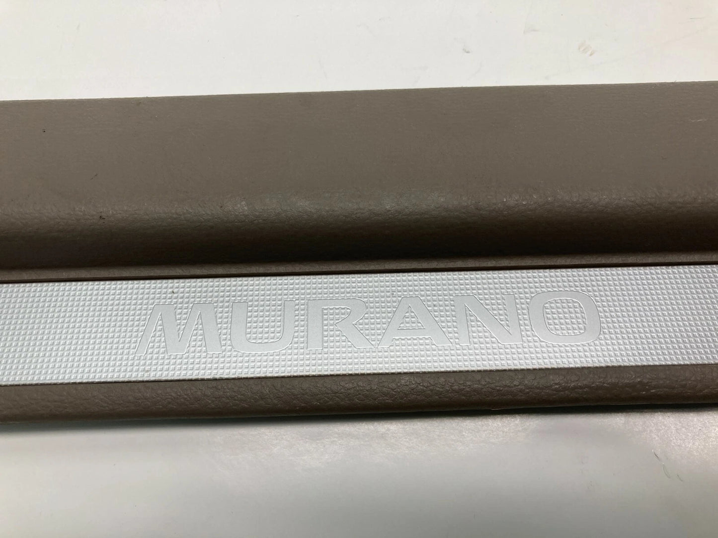 03-07 NISSAN MURANO REAR LEFT DOOR SILL SCUFF FOOT STEP PLATE PANEL MOLDING OEM