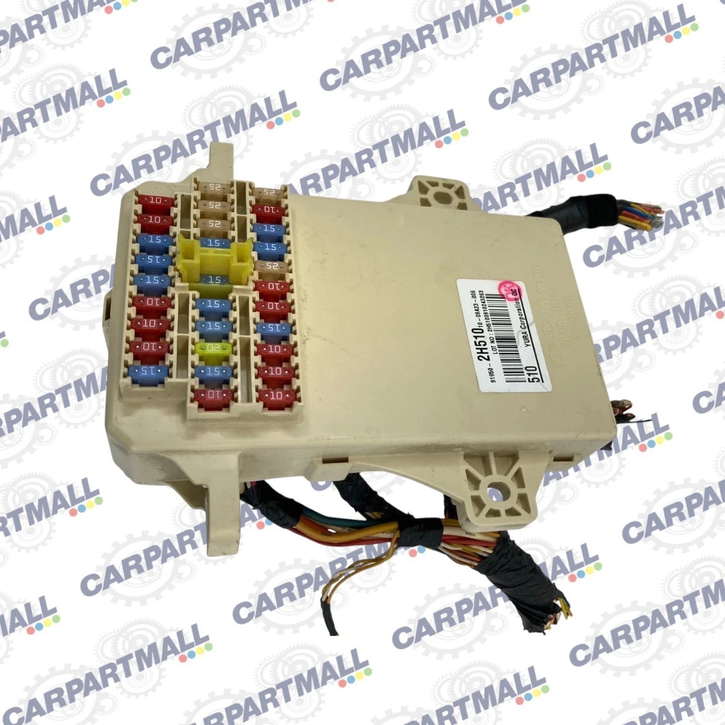 07-10 HYUNDAI ELANTRA 2.0L AT INTERIOR CABIN FUSE BOX RELAY JUNCTION 91950-2H51