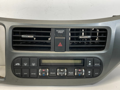 05-10 Honda Odyssey Dash Radio Climate Control Switch w/ Trim Bezel 77250SHJA220