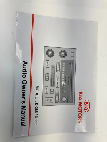 2005 05 KIA SORENTO OWNER'S OWNERS MANUAL GUIDE BOOK SET W/ CASE OEM