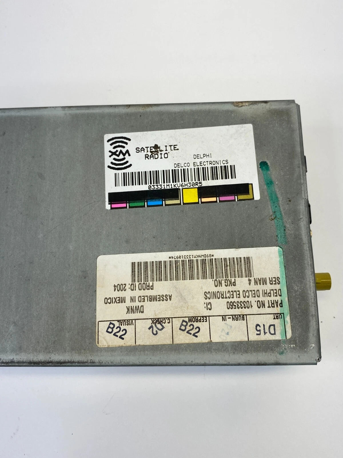 2003-2006 CHEVROLET AVALANCHE UNDER DASH SATELITE RADIO CONTROL MODULE 10333560