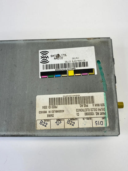 2003-2006 CHEVROLET AVALANCHE UNDER DASH SATELITE RADIO CONTROL MODULE 10333560