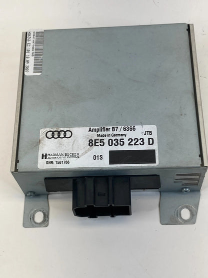 06-08 AUDI A4 QUATTRO RADIO STEREO AUDIO AMPLIFIER AMP MODULE 8E5035223D OEM