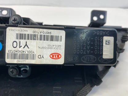 2014 2015 2016 Kia Forte Dash Clock Digital w/ Bezel Panel Trim 94510-A7100 OEM