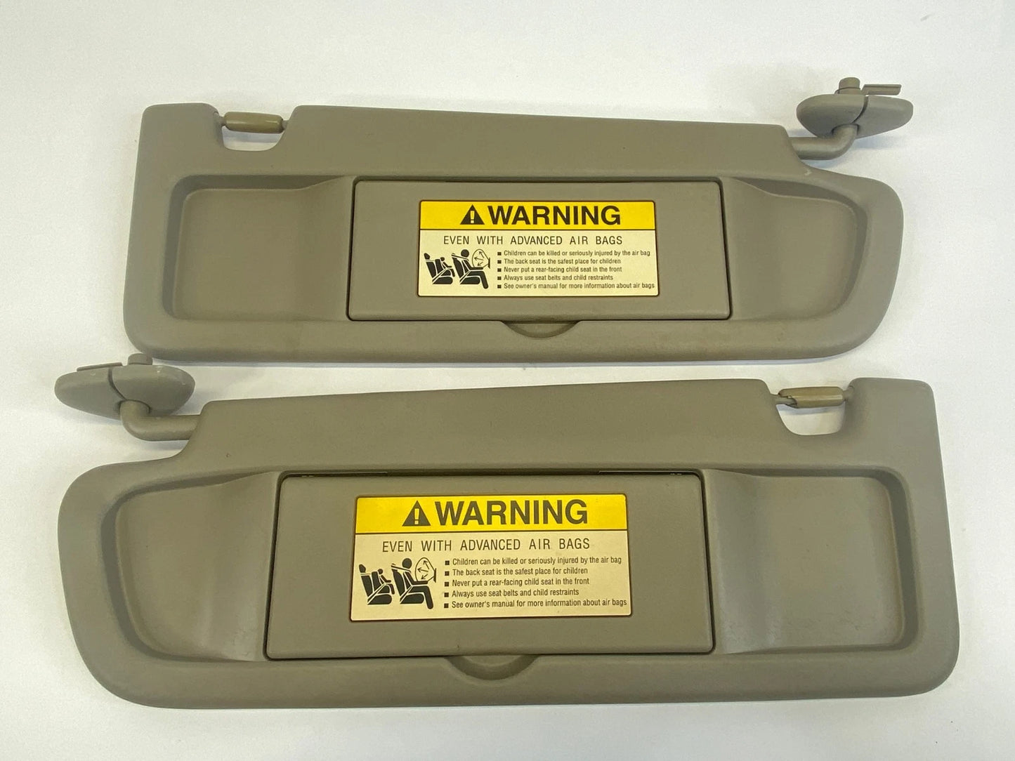 2006-2011 HONDA CIVIC SEDAN SUNVISOR SUN VISOR PAIR SET FRONT LEFT & RIGHT OEM
