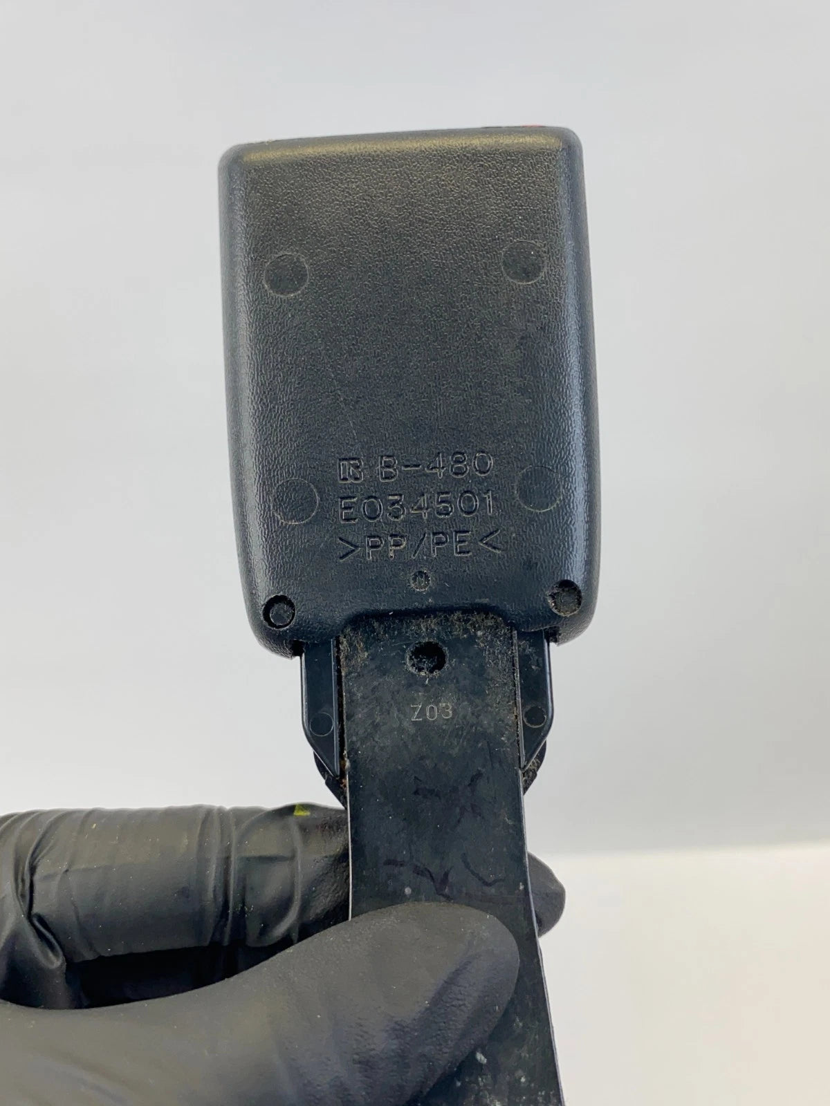 2006-2013 LEXUS IS250 IS350 FRONT LEFT DRIVER SIDE SEAT BELT BUCKLE BLACK OEM
