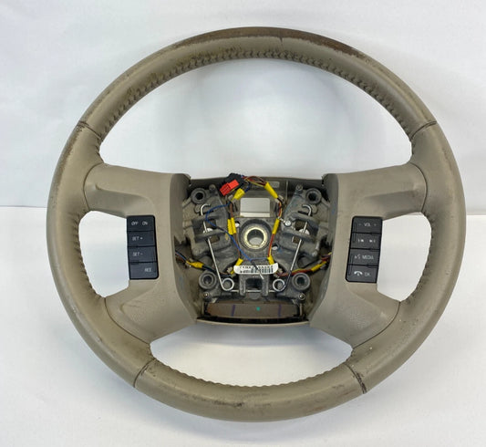 2009-2011 MERCURY MARINER 09-12 ESCAPE STEERING WHEEL W/ SWITCHES TAN LEATHER