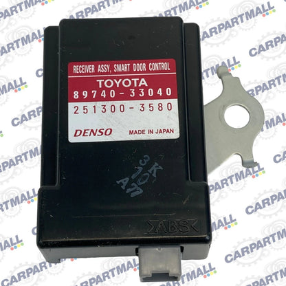07 08 09 10 11 LEXUS ES350 SMART DOOR CONTROL MODULE RECEIVER 89740-33040