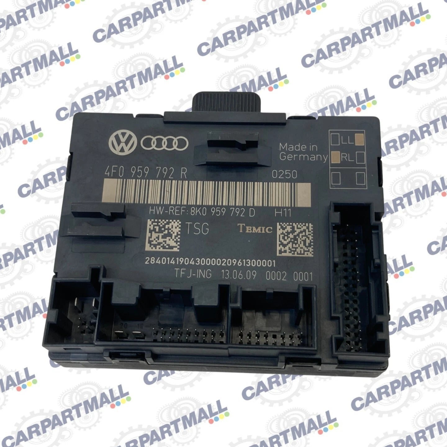 09-11 AUDI A6 QUATTRO 09-15 Q7 FRONT RIGHT DOOR WINDOW CONTROL MODULE 4F0959792R