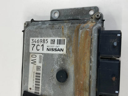 2013 2014 NISSAN ALTIMA 2.5L ENGINE COMPUTER CONTROL MODULE ECU ECM BEM400-300