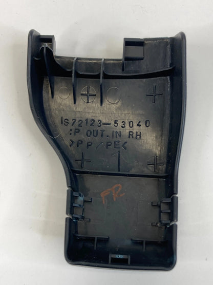 06-15 LEXUS IS250 FRONT RIGHT SEAT INNER RAIL TRACK COVER CAP 72123-53040 OEM