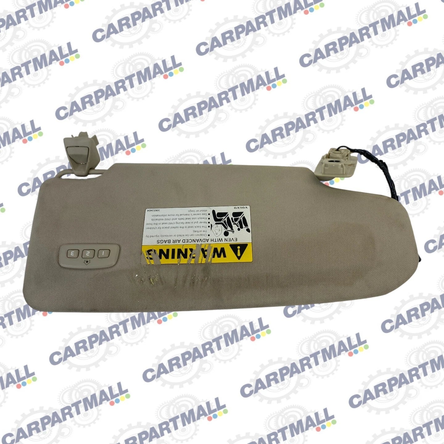 2011-2018 VOLVO S60 FRONT LEFT DRIVER SIDE SUNVISOR SUN VISOR W HOMELINK OEM