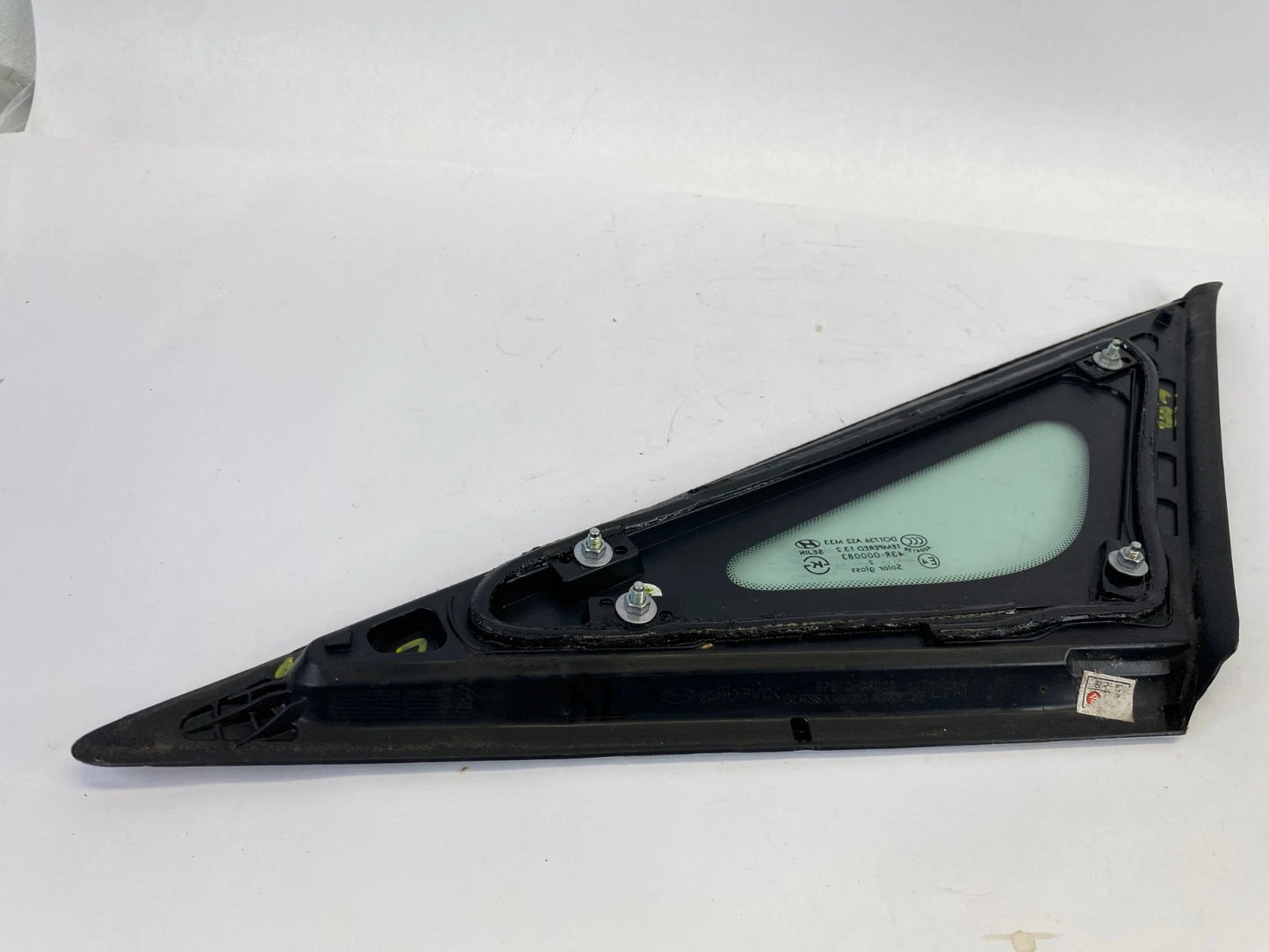 2011-2015 HYUNDAI SONATA QUARTER WINDOW GLASS REAR LEFT OEM FACTORY 87810-3S000